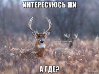 Интересуюсь жи А где?