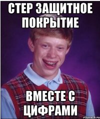 СТЕР ЗАЩИТНОЕ ПОКРЫТИЕ ВМЕСТЕ С ЦИФРАМИ