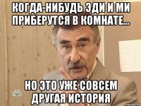 когда-нибудь Эди и Ми приберутся в комнате... но это уже совсем другая история