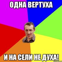 ОДНА ВЕРТУХА И НА СЕЛИ НЕ ДУХА!