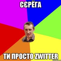 Сєрёга Ти просто Zwitter