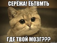 Серёжа! ёбтвмть Где твой мозг???