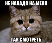 не нанадо на меня так смотреть