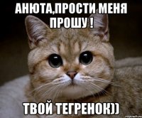 Анюта,прости меня Прошу ! Твой Тегренок))