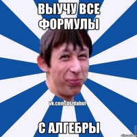 выучу все формулы с алгебры