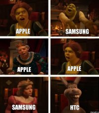 Apple Apple Samsung Samsung Apple HTC