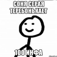 Соня Серая теребонькает 100 инфа