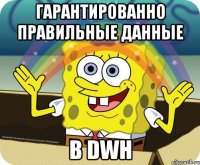 ГАРАНТИРОВАННО ПРАВИЛЬНЫЕ ДАННЫЕ В DWH