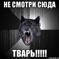 НЕ СМОТРИ СЮДА ТВАРЬ!!!!!