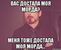 Вас достала моя морда? меня тоже достала моя морда...