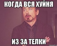 Когда вся хуйня из за телки