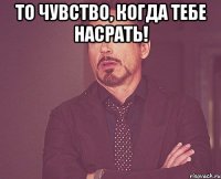 То чувство, когда тебе насрать! 