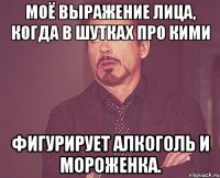 Моё выражение лица, когда в шутках про Кими Фигурирует алкоголь и мороженка.