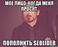 Мое лицо, когда меня просят пополнить SeoLider