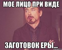 мое лицо при виде заготовок еры...