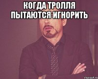 Когда тролля пытаются игнорить 