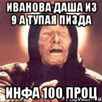 Иванова даша из 9 А Тупая пизда Инфа 100 проц