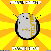 Ураа WiFi запахал! Ураа WiFi удрал!