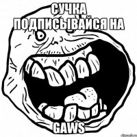 сучка подписывайся на GAWS