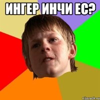 Ингер инчи ес? 