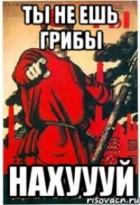 ты не ешь грибы нахуууй