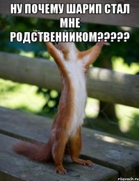 Ну почему шарип стал мне родственником????? 