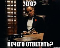 Что? нечего ответить?