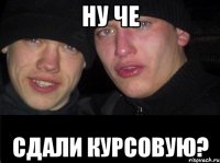 Ну че Сдали курсовую?