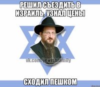 Решил съездить в Израиль, узнал цены Сходил пешком