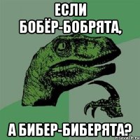 Если бобёр-бобрята, А Бибер-биберята?