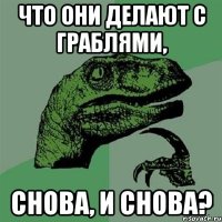 ЧТО ОНИ ДЕЛАЮТ С ГРАБЛЯМИ, СНОВА, И СНОВА?