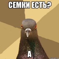 семки есть? А