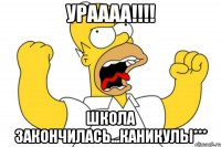 Ураааа!!!! Школа закончилась...каникулы***