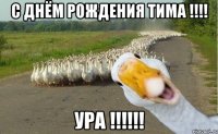 С днём рождения Тима !!!! Ура !!!!!!