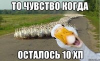 То чувство когда Осталось 10 хп