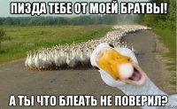 Пизда тебе от моей братвы! А ты что блеать не поверил?