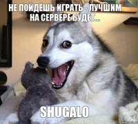 Не пойдёшь играть - лучшим на сервере будет... Shugalo