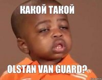 Какой такой Olstan Van Guard?