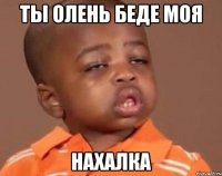 ТЫ ОЛЕНЬ БЕДЕ МОЯ НАХАЛКА