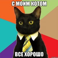 С моим котом все хорошо