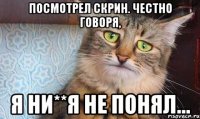 Посмотрел скрин. Честно говоря, я ни**я не понял...