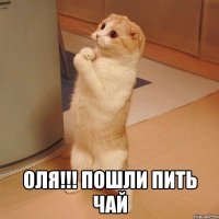  Оля!!! Пошли пить чай