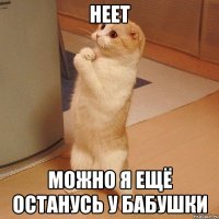 Неет Можно я ещё останусь у бабушки