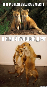 я и моя девушка вместе я и мой лучшый друг