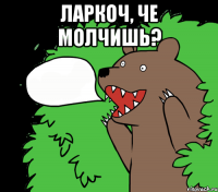 Ларкоч, че молчишь? 