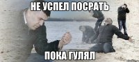 Не успел посрать пока гулял