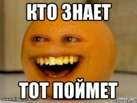 Кто знает тот поймет