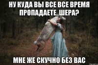 ну куда Вы все все время пропадаете, Шера? мне же скучно без Вас