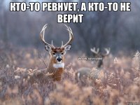 Кто-то ревнует, а кто-то не верит 