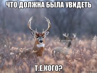 Что должна была увидеть Т.е.кого?